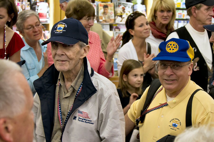 retired Lt. Col. E. D. Winstead and son retired Lt. Col. Ed Winstead